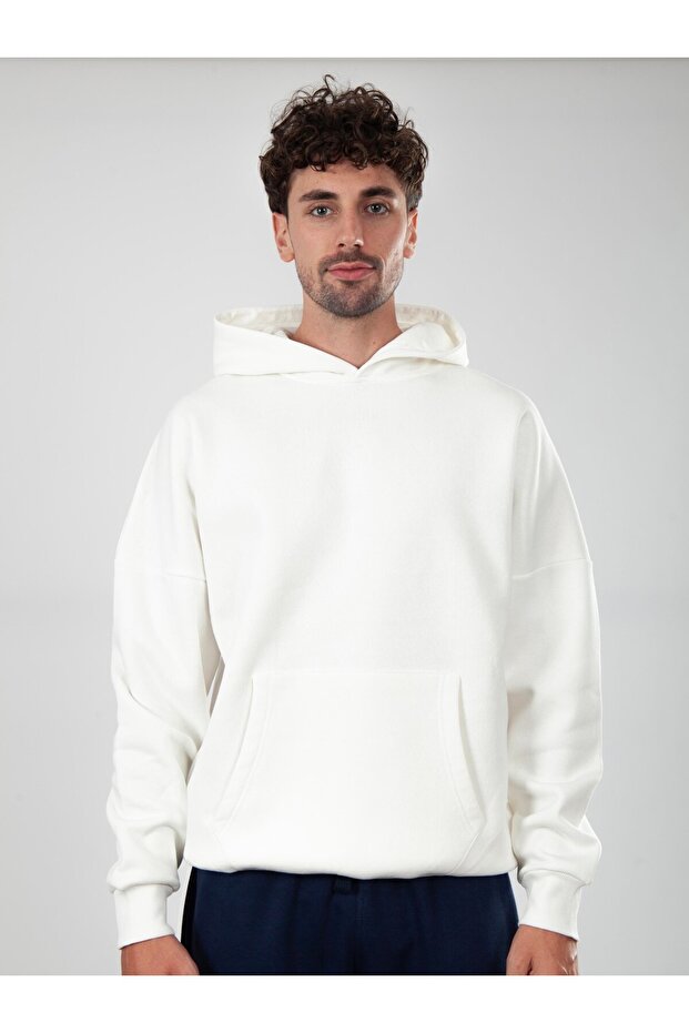 Basic Men's Oversize Hoodie - 1