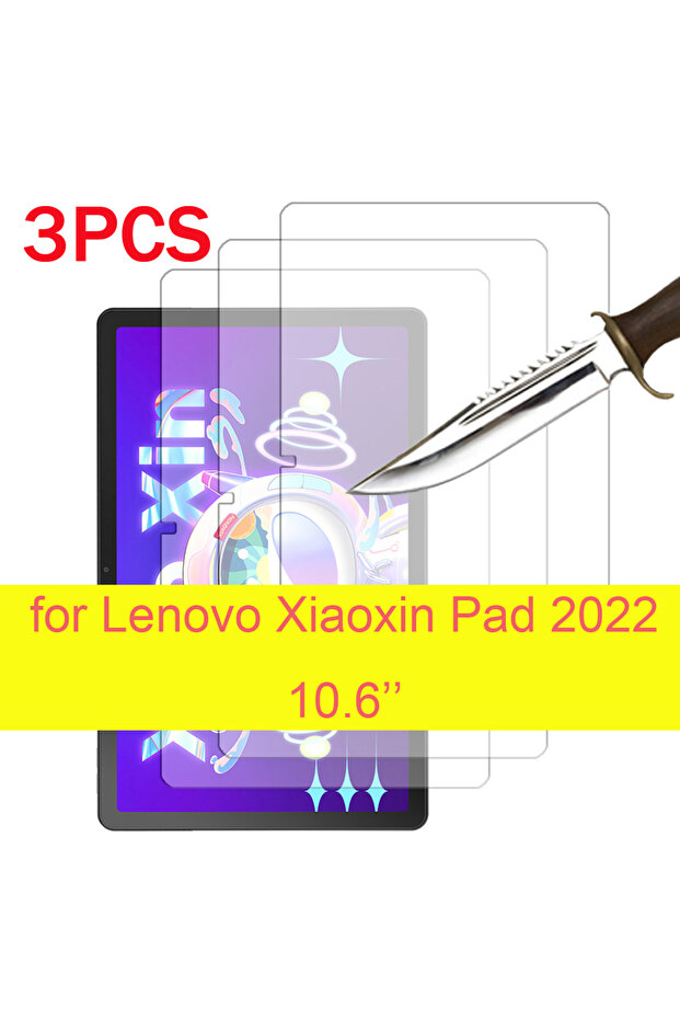 واقي شاشة زجاجي مقوى لجهاز Xiaoxin Pad 2022 مقاس 10.6 بوصة (3 قطع) - TB-128FU