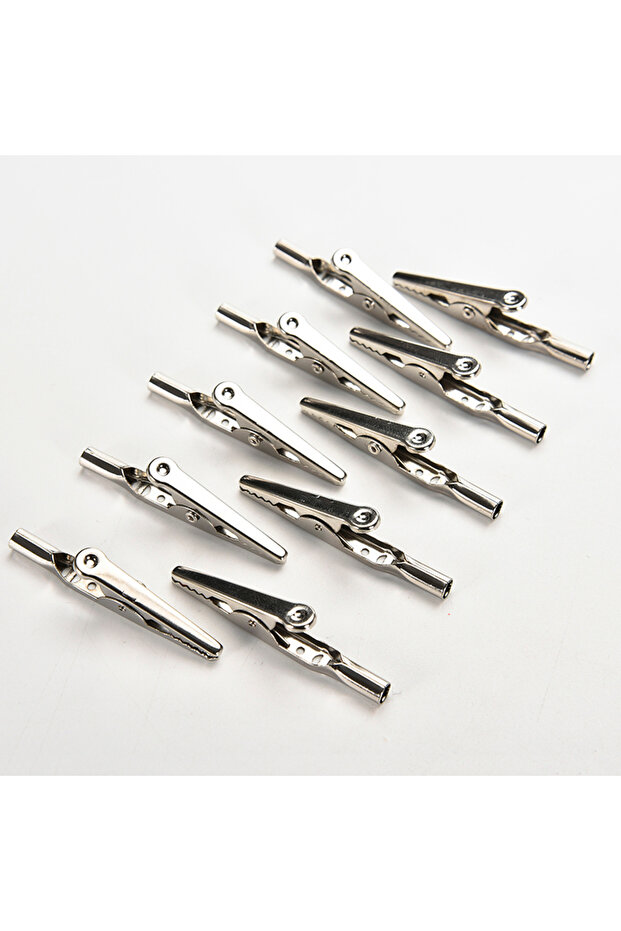 10Pcs/lot Alligator Crocodile Test Clips Cable Lead Screw Fixing Wholesale High Quality Stainless...