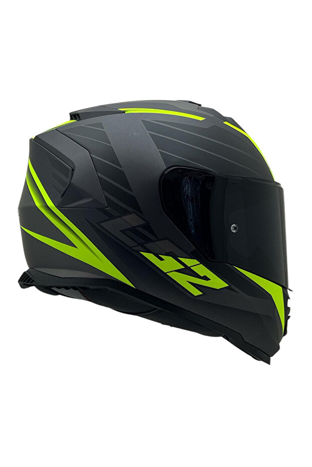 STORM 2 NERVE MAT SİYAH-NEON SARI KASK SİYAH CAM - 3
