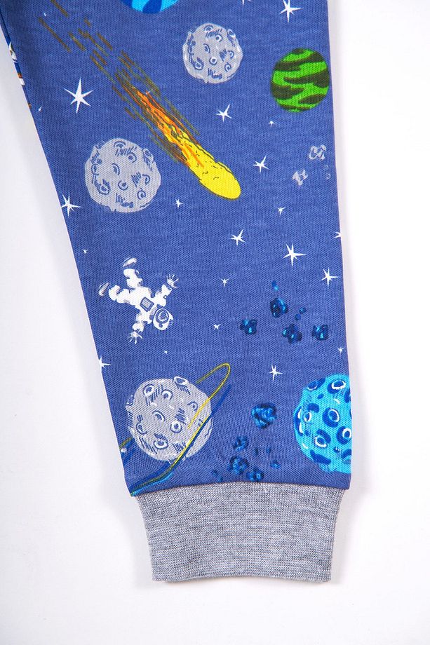 Çocuk Pijama Takımı 1-5 Yaş Uzay Desen - 7