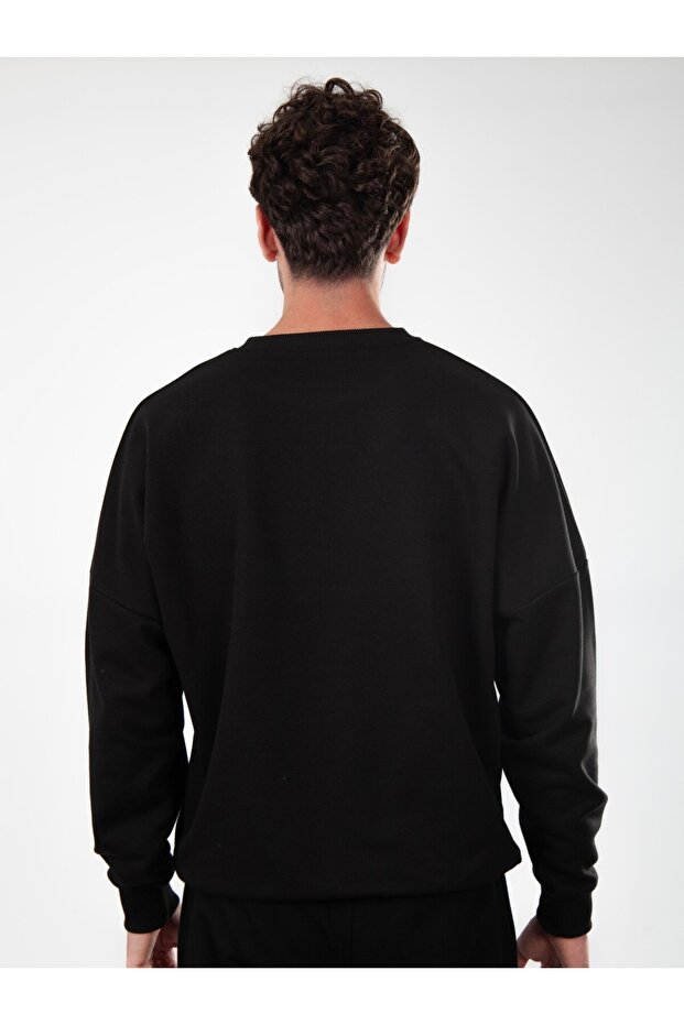 Basic Erkek Oversize Sweatshirt - 2