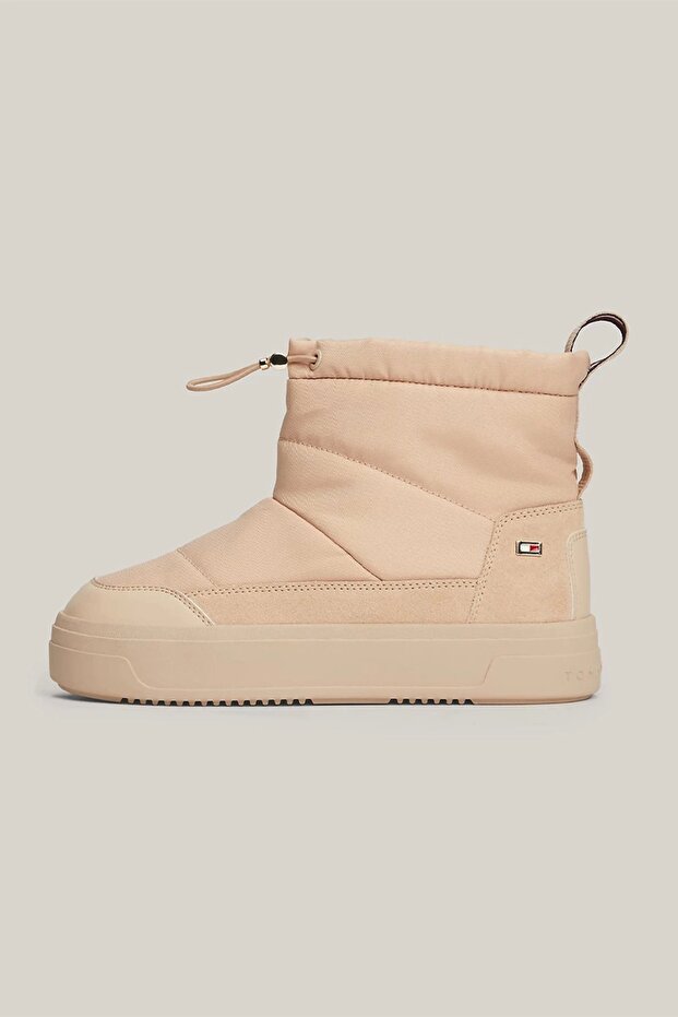 FLAG NYLON MINI SNOWBOOT Kadın Pembe Bot FW0FW08334TRY - 5