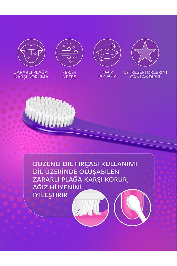 ROCS PRO LINGUA DİL FIRÇASI – MOR - 3
