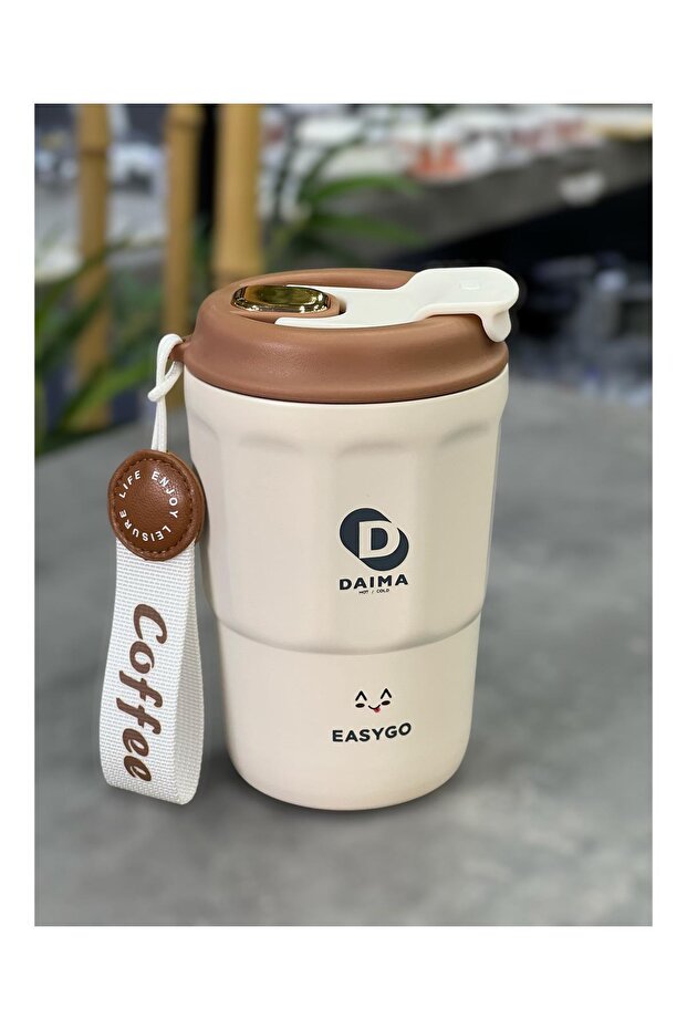 Daima Easy Go 380 ml Cream Thermos - 2
