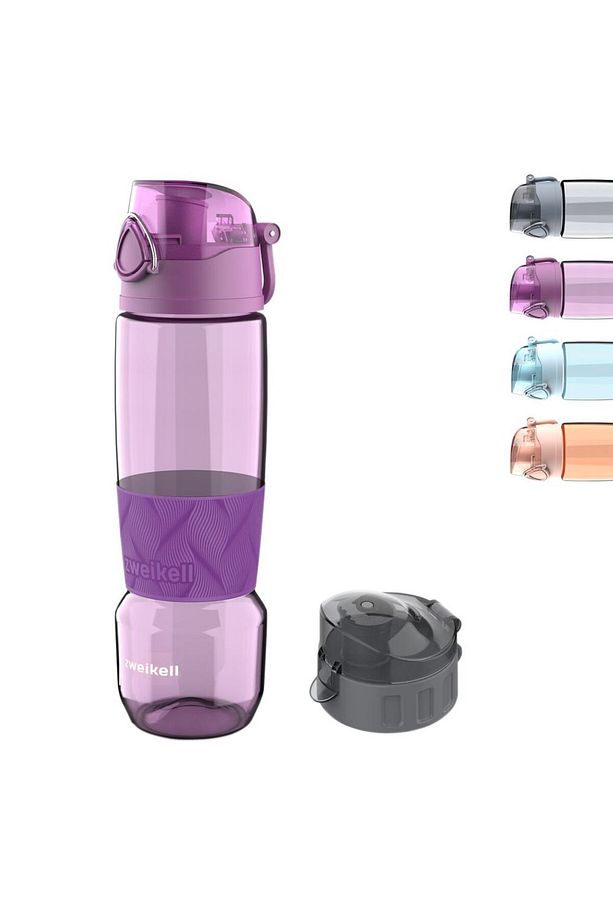 Rosso Switch Violett Bpa Içermez 650 ml Tritan Kırılmaz Suluk - Su Matarası - Yedek Kapak H - 4