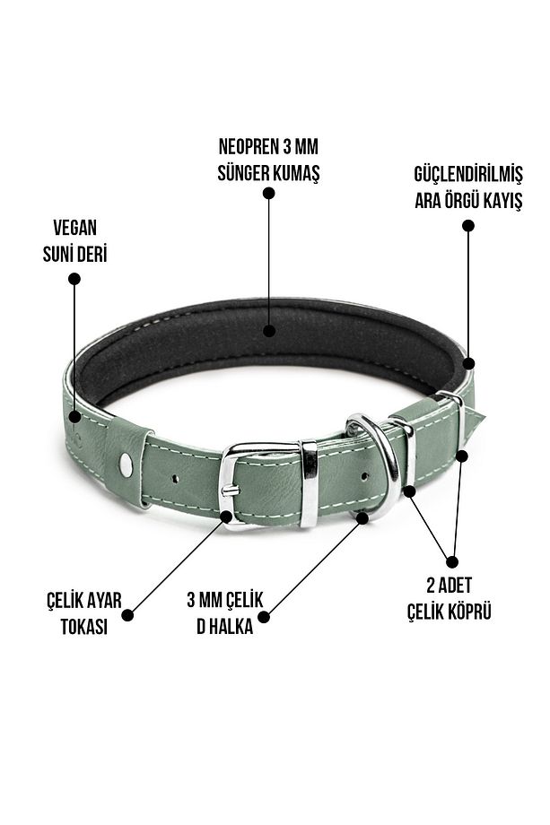Köpek Tasması, Köpek Boyun Tasması, Büyük Ve Orta Irk Köpek Boyun Tasması - Steff - 2