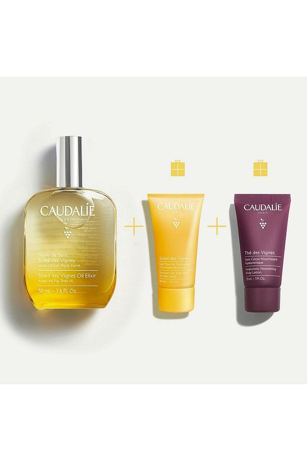 Soleil des Vignes Elixir Yağ Seti-Elixir Yağ 50ml+Duş Jeli 30ml+Vücut Losyonu 30ml - 2