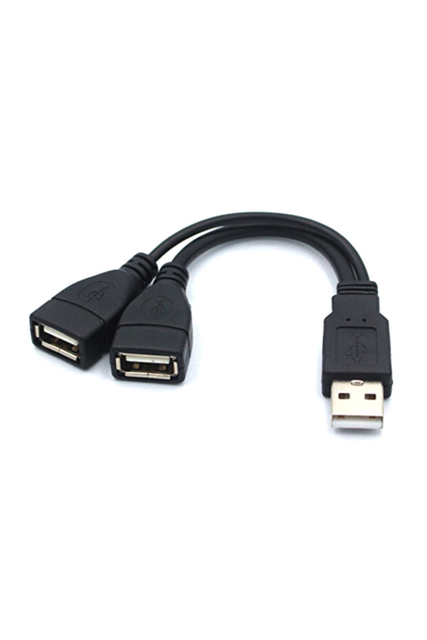30cm USB 2.0 Splitter Y Cable 1 Male to 2 Female Extension Cord Power Adapter Converter for PC Car D