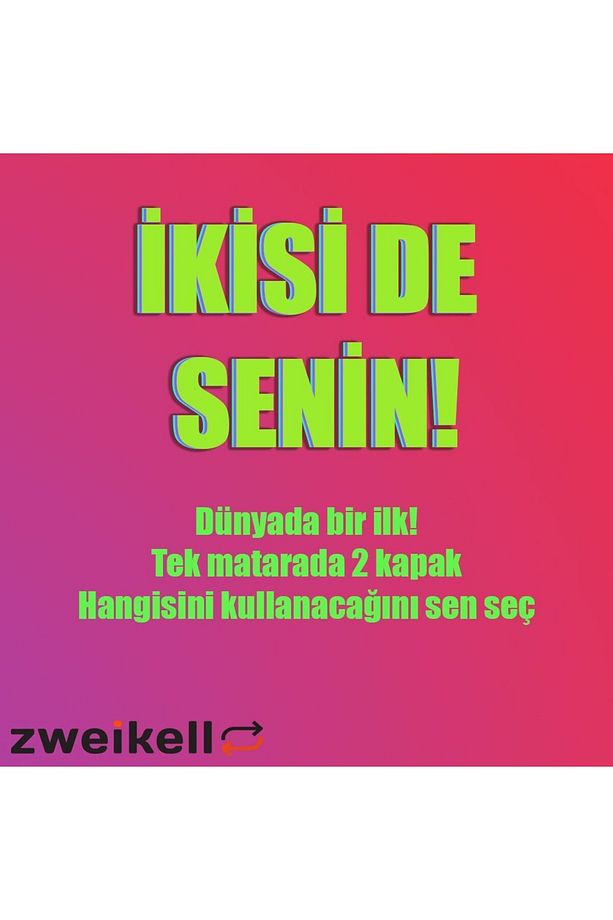 Pivot Switch Hot Pink Bpa Içermez 650 ml Tritan Kırılmaz Suluk - Su Matarası - Yedek Kapak - 5