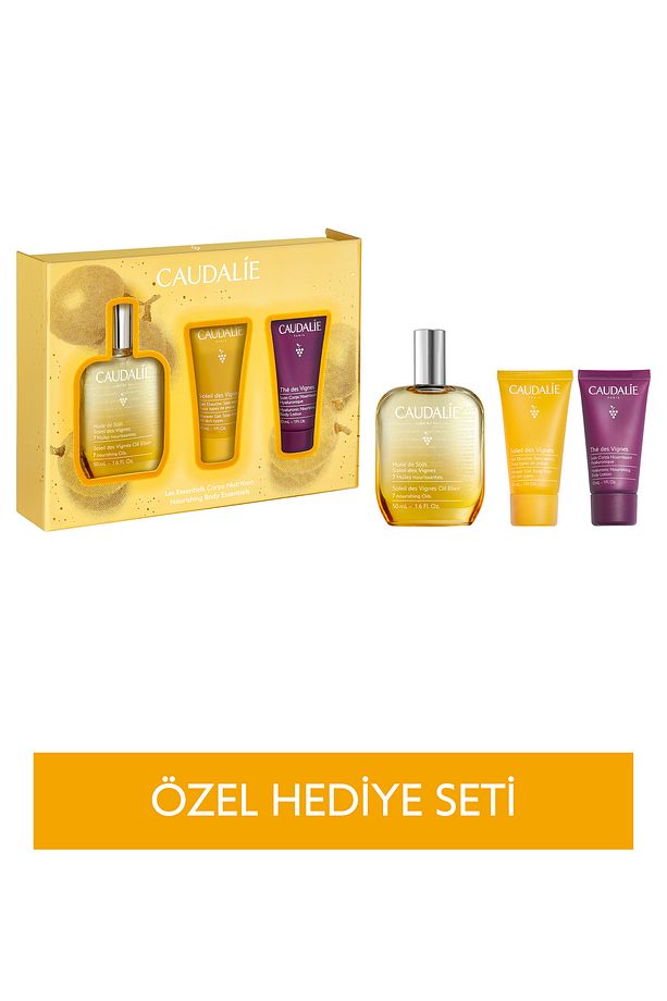Soleil des Vignes Elixir Yağ Seti-Elixir Yağ 50ml+Duş Jeli 30ml+Vücut Losyonu 30ml - 1