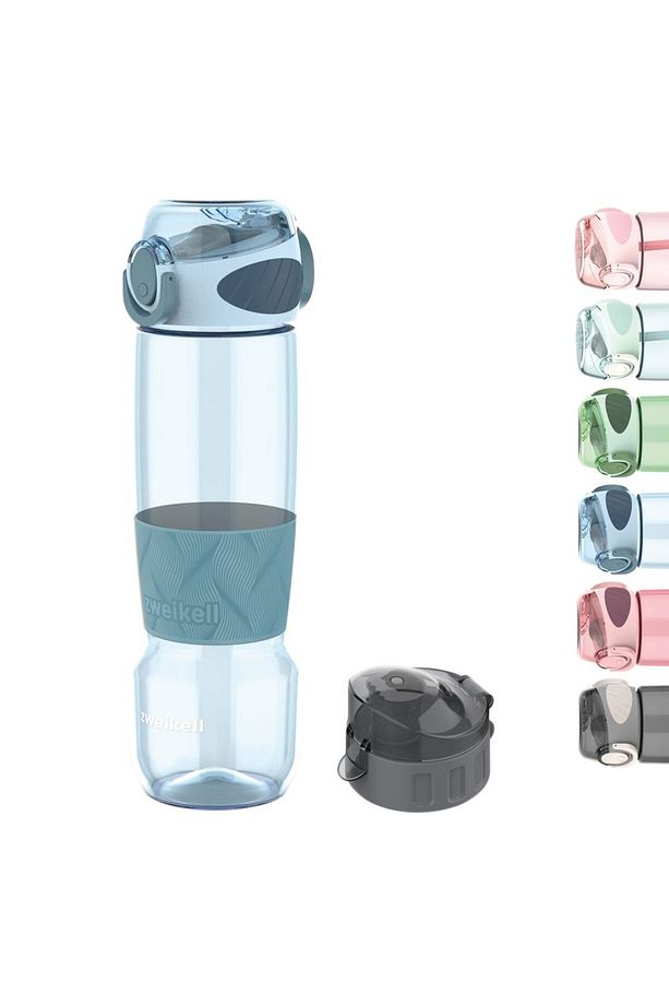 Rezon Switch Ocean Blue Bpa Içermez 650 ml Tritan Kırılmaz Suluk-su Matarası - Yedek Kapak - 4
