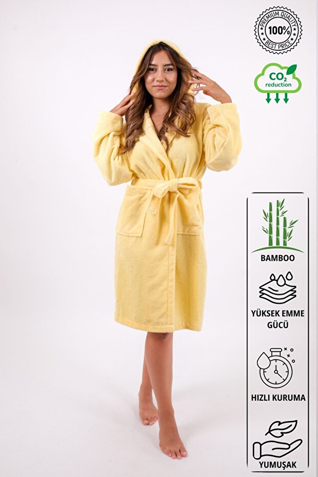 Lida Lüks Bambu Bornoz Sabahlık - 1