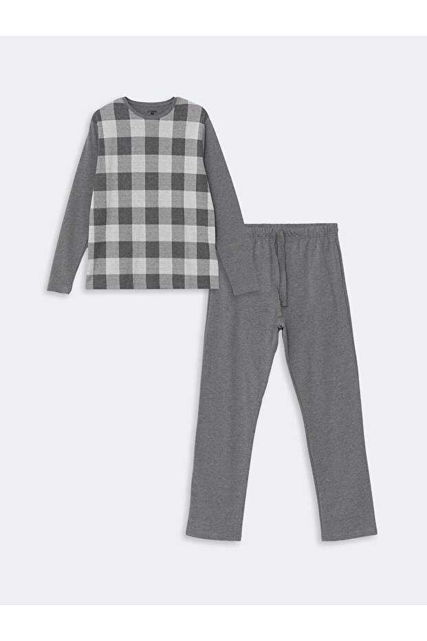 Standart Kalıp Erkek Pijama Takımı - 5