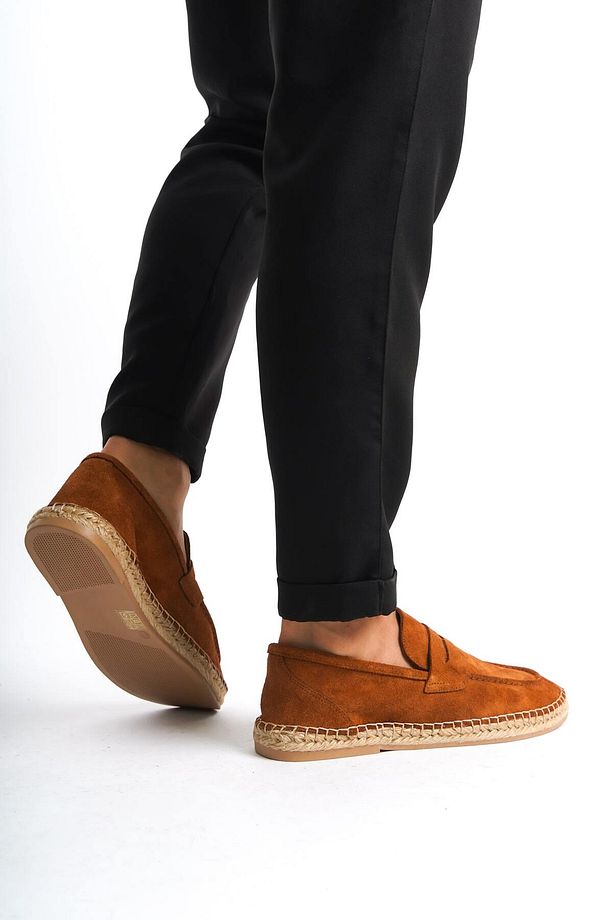 Summer Erkek Jüt Taban Taba Süet Espadril & Loafer -mssr1274-tb - 4