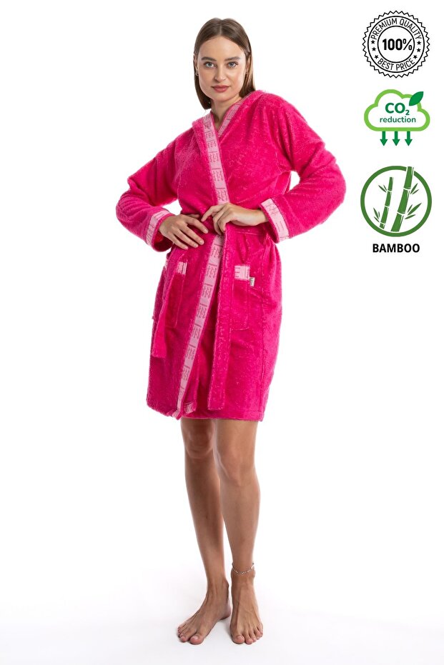 Bamboo Luxury Women's Hooded Bathrobe