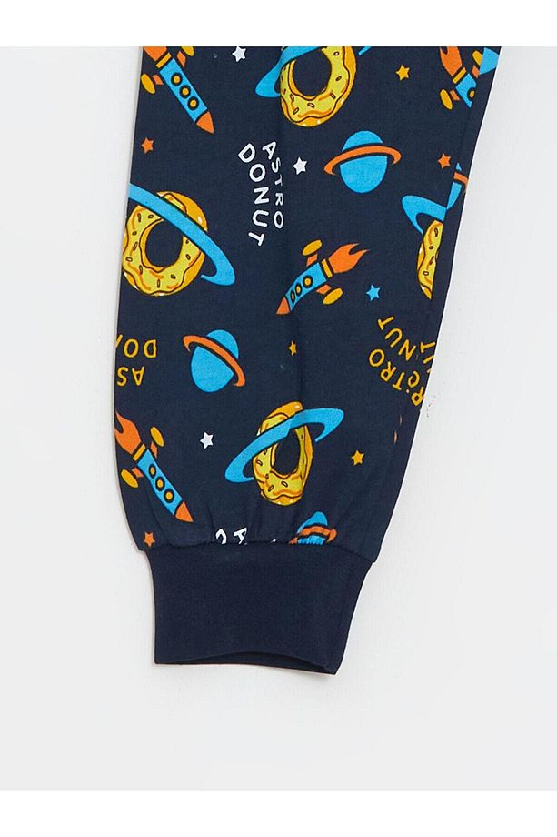 LCW Kids Bisiklet Yaka Erkek Çocuk Pijama Takımı - 6