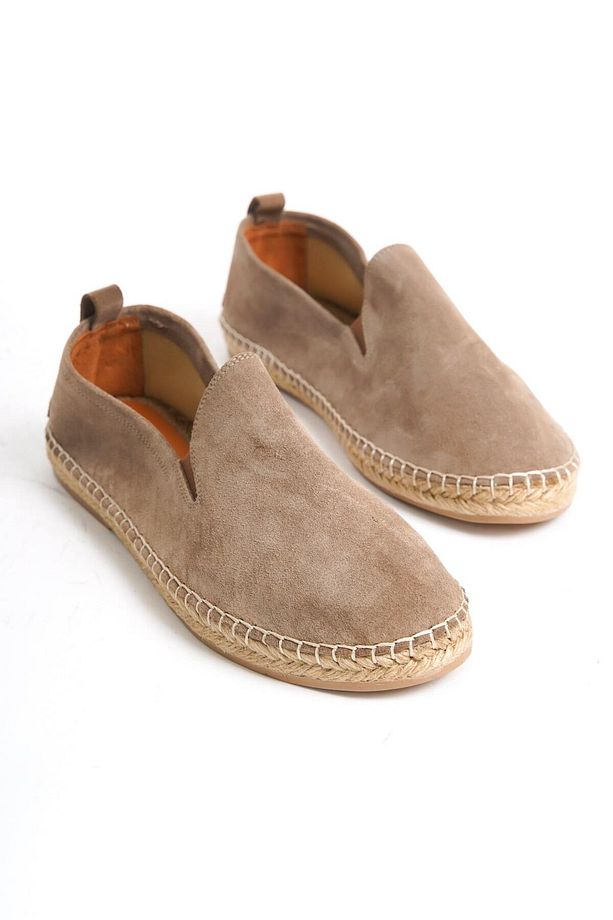 Summer Erkek Jüt Taban Vizon Süet Espadril & Loafer -mssr1120-vz - 4
