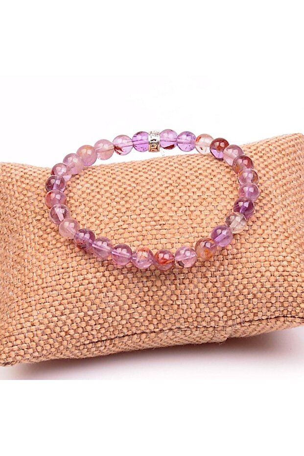 Phantom Quartz Stone Bracelet (6 mm)