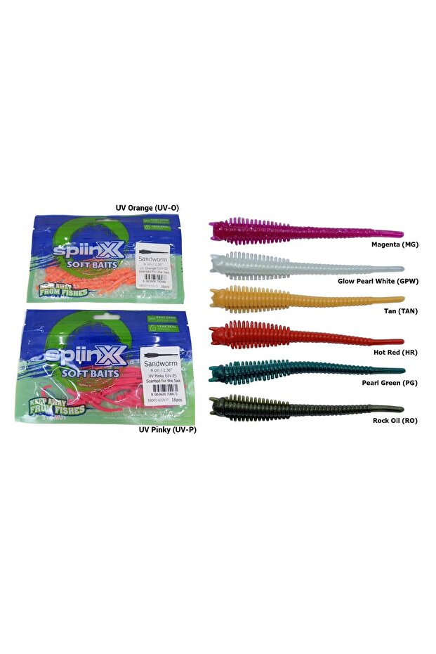 Sandworm 6cm Silikonyem - 1