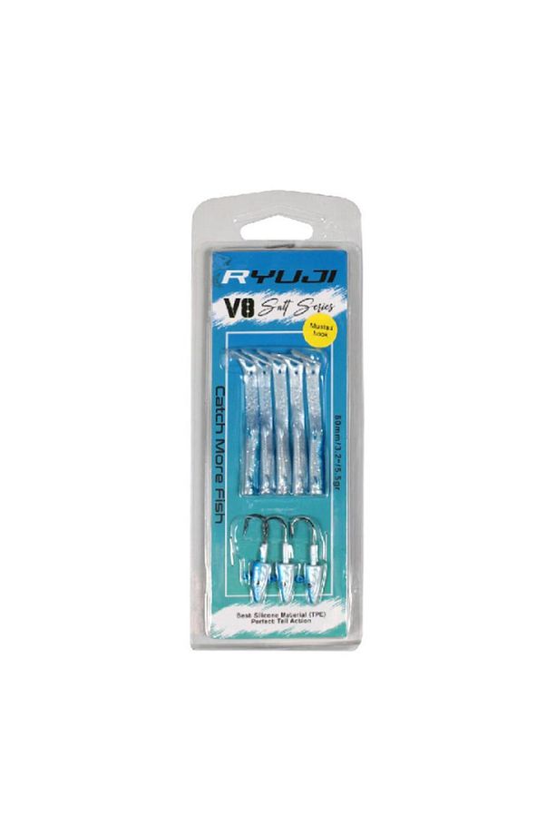 V8 8cm 5,5gr Lrf Silikon Yem - 3