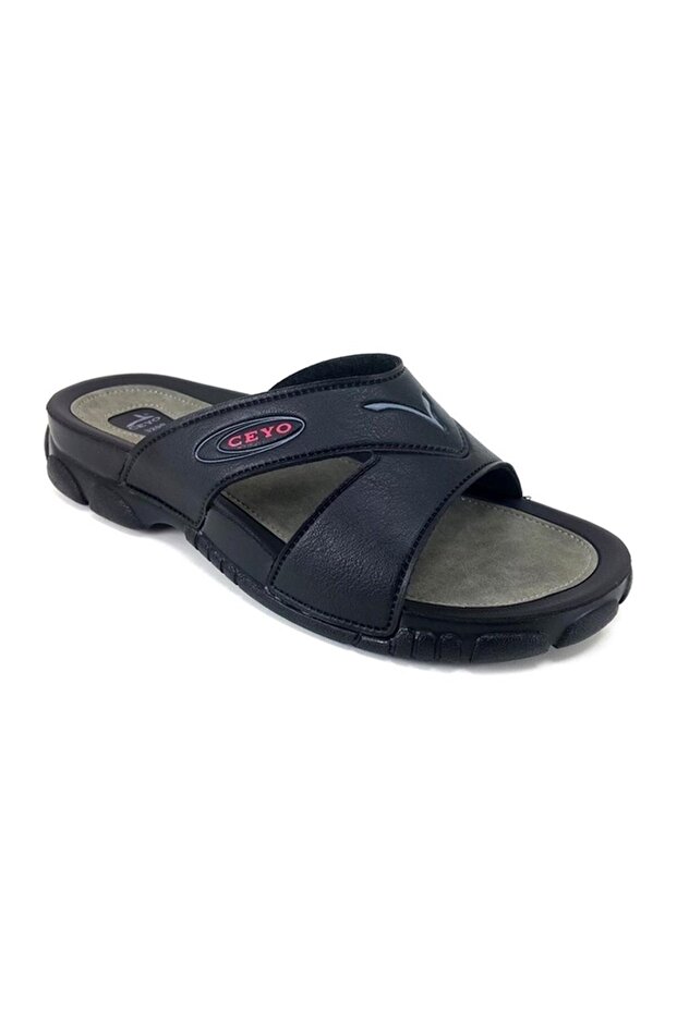 3200 1 Anatomical Men's Slippers Black