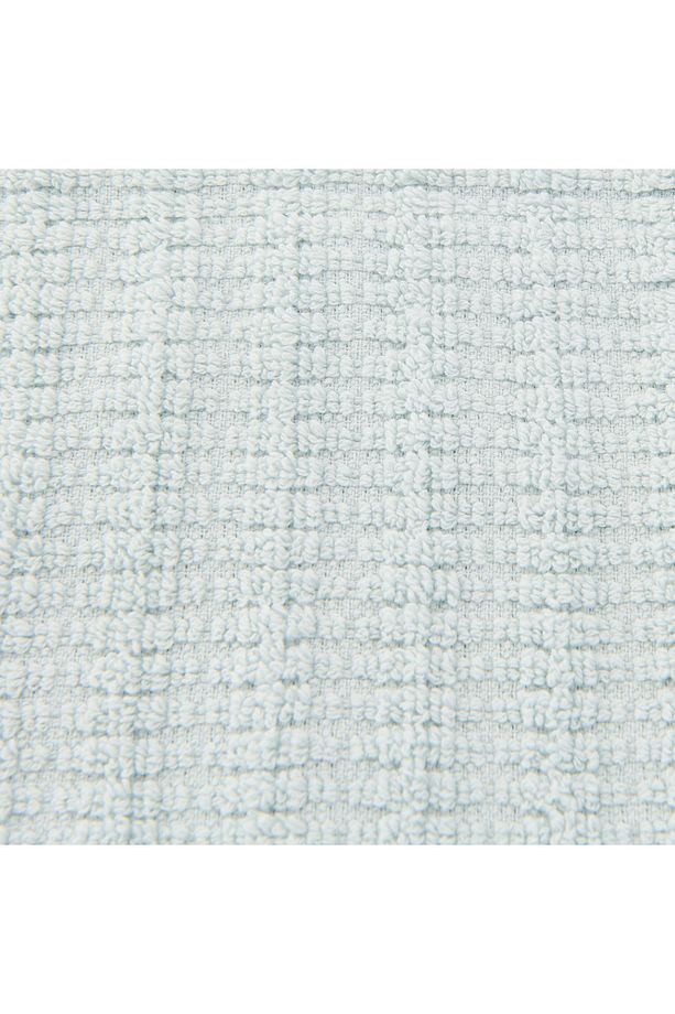 Soft Stripe 2'li Havlu Seti - Mavi - 30x30 cm - 4