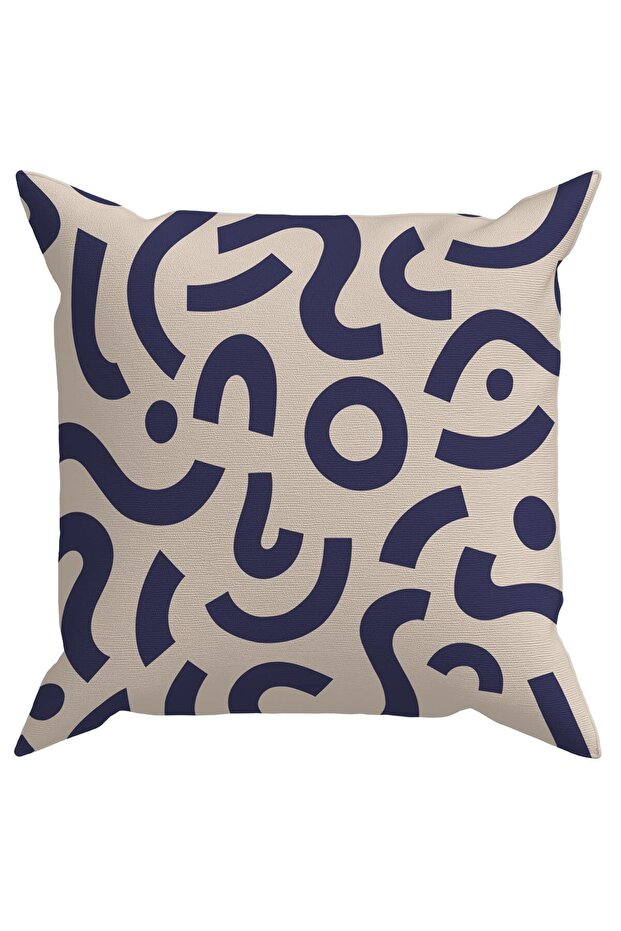 Geometric Patterned Throw Pillow Cover - Ds114 - 1