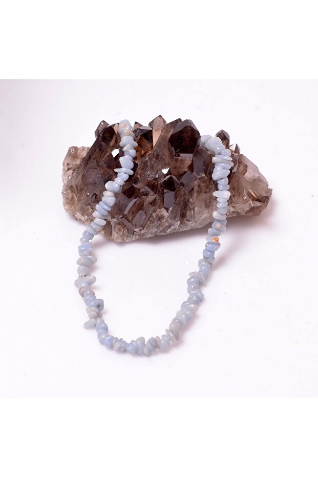Angel Stone Unshaped Necklace - Angelite Stone