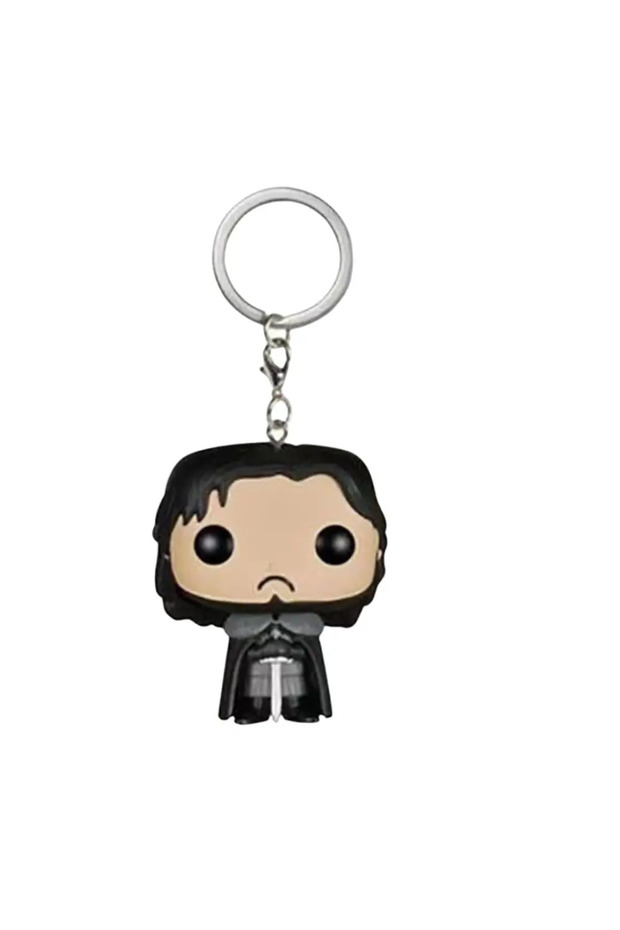 New arrival pocket keychain official game of jon snow throne characters action figure collecti... - 7