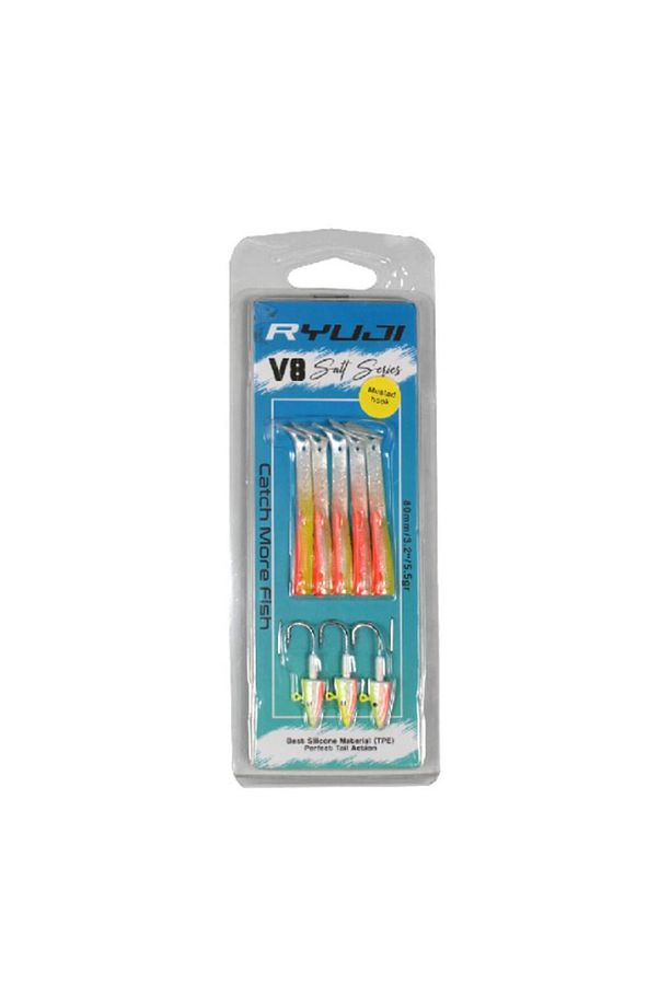 V8 8cm 5,5gr Lrf Silikon Yem - 4