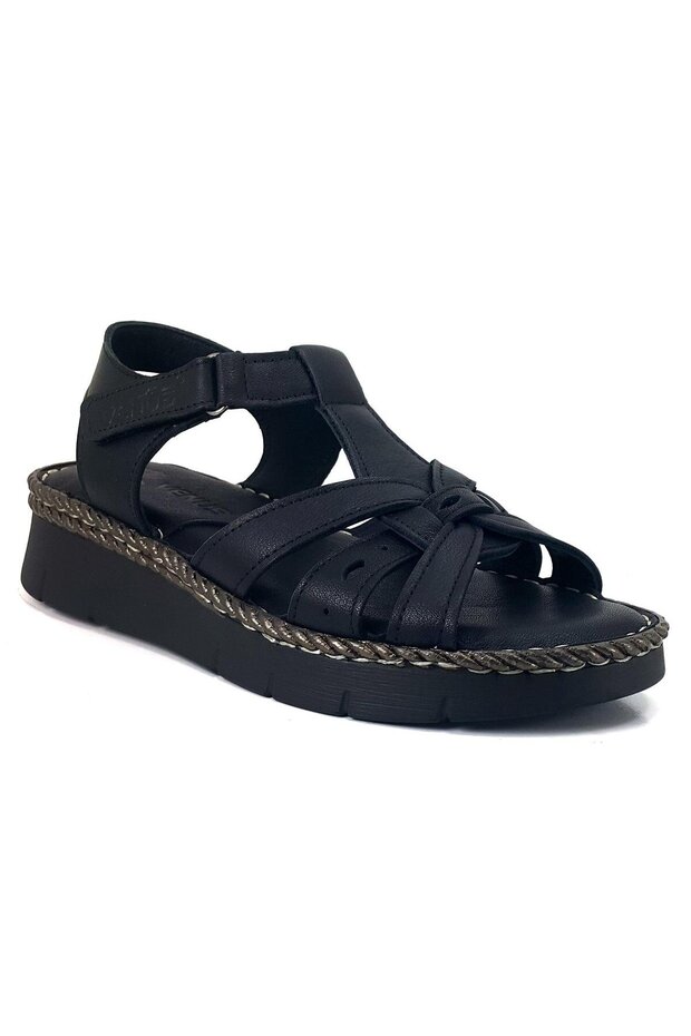 23028003 24Ys Women's Casual Sandals Black