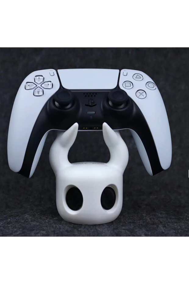 حامل وحدة تحكم ألعاب عالمي أبيض بتصميم Hollow Knight متوافق مع أجهزة PS4/PS5/Switch
