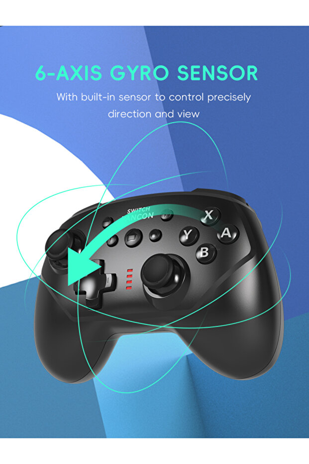 Nintendo Switch Pro Controller Turbo Oyun Kumandası için Data Frog Kablosuz Kumanda Nintendo ... - 4