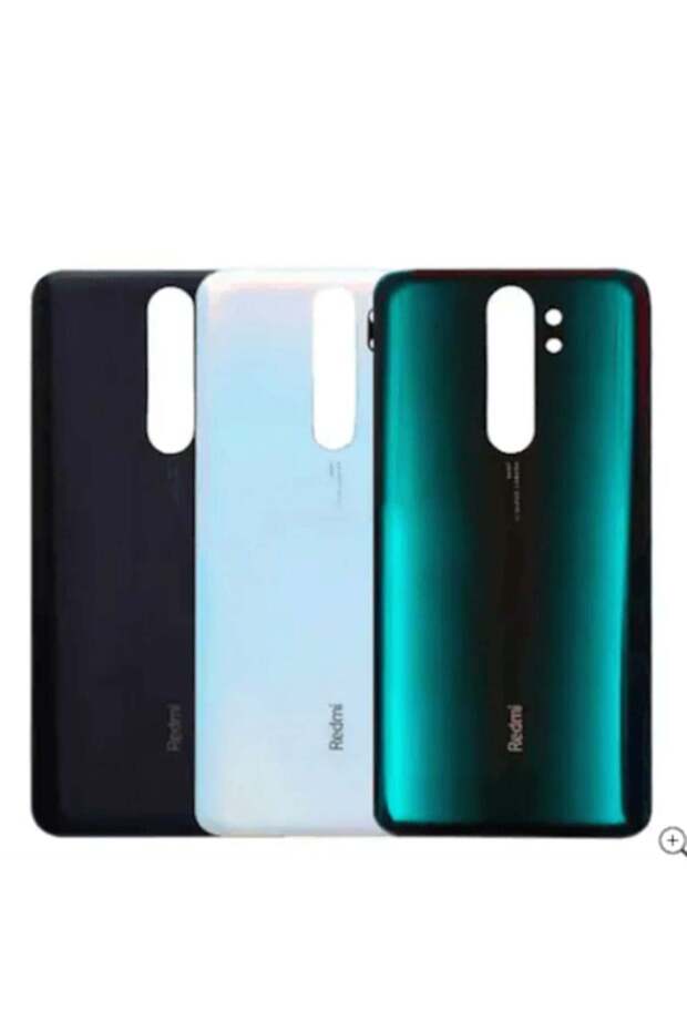 غطاء خلفي متوافق مع هاتف Xiaomi Redmi Note 8 Pro باللون الرمادي