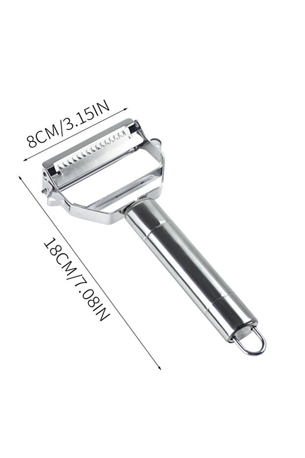 4in1 Peeler Vegetable Peeler Stainless Steel Melon Planer Double-Head Peeler Household Kitchen Multi