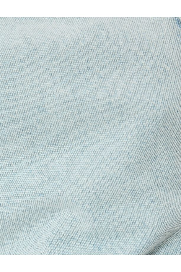 Kargo Kot Şort Oversize Bermuda Cep Detaylı Pamuklu - 6