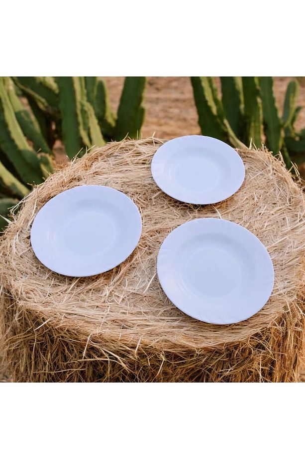 Kırılmaz Yemek Tabak,Çukur Yemek Tabağı,Pilav,Kuru Nohut Çok Hesaplı Yemek Tabağı 6 Adet - 2