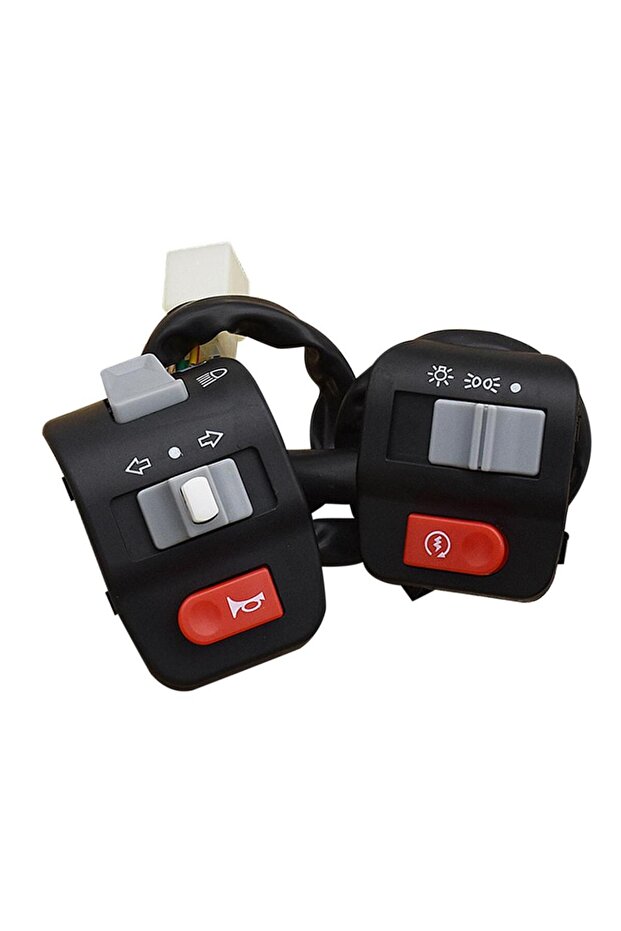 Motorcycle Handlebar Headlight Turn Signal Horn Switch Flashing Controller Switch for Yamaha On-O...