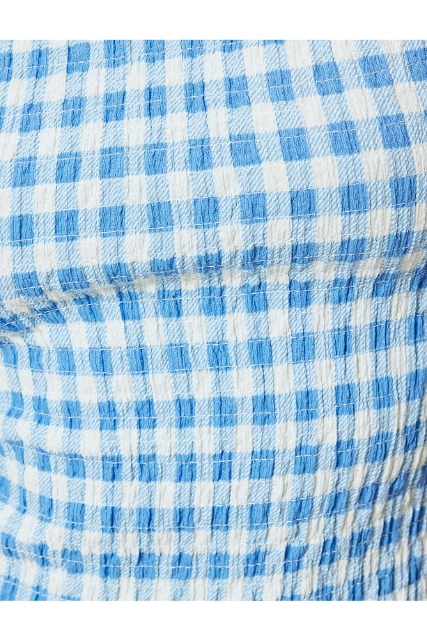 Omzu Açık Tişört Gipeli Kısa Kollu Slim Fit - 6