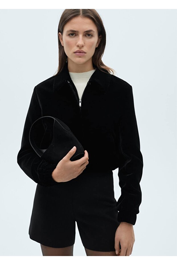 Desenli asimetrik elbise - 1