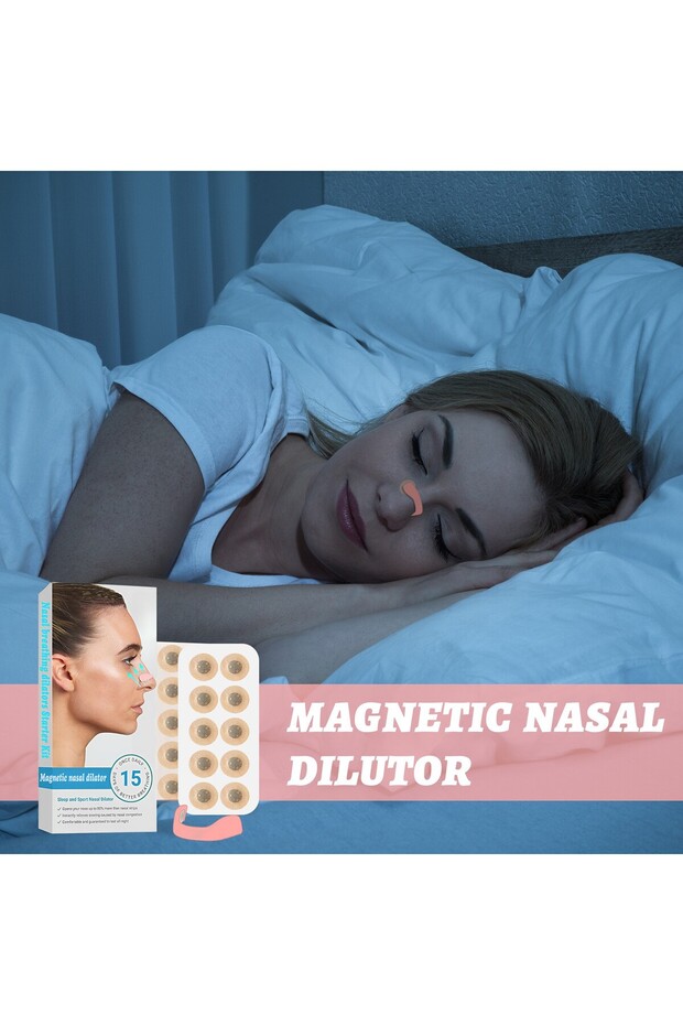 Intake Breathing Nasal Strip Kit 30 Count Oxygen Intake Reduce Snoring Improve Sleep Quality Swea... - 6
