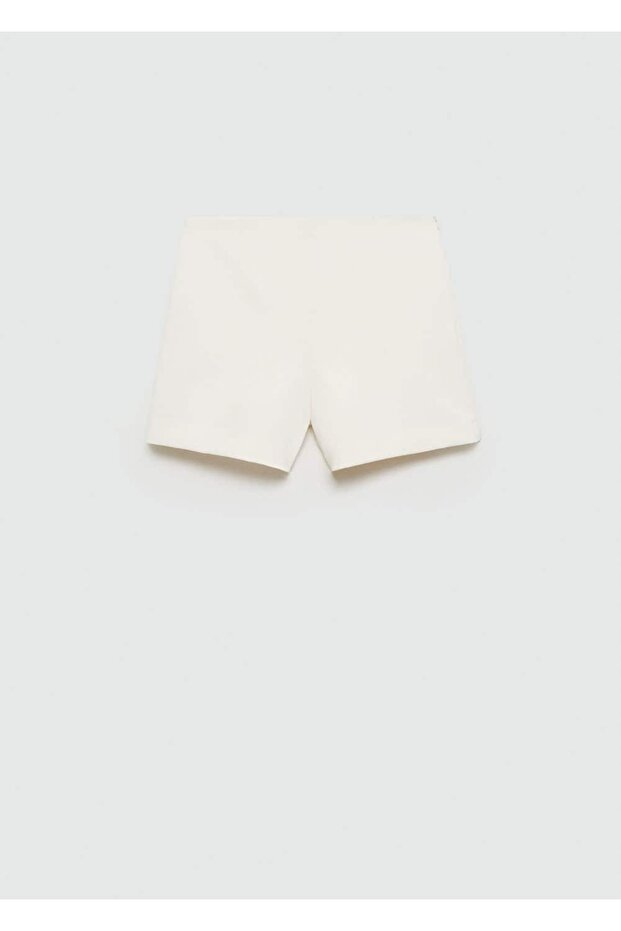 Mid-Rise Straight Cut Shorts - 3