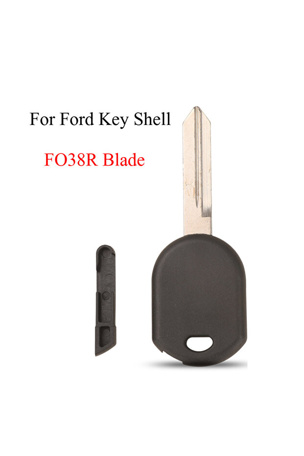 jingyuqin 10PCS Transponder Key Shell Car Blanks Case FO38R Blank Blade For Ford C-Max F350 Escap...