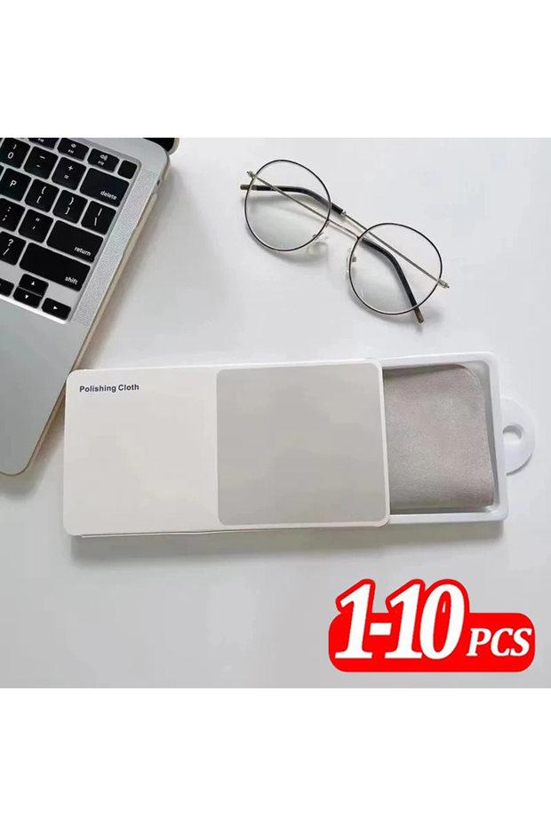 5 قطع، من 1 إلى 10 قطع، قماش تنظيف وتلميع شاشة عالمي لأجهزة iPhone 14 و13 و12 وiPad وMacbook...