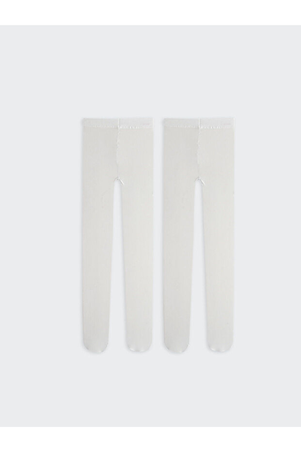 Lcw Basic Baby Girl Pantyhose 2-Pack