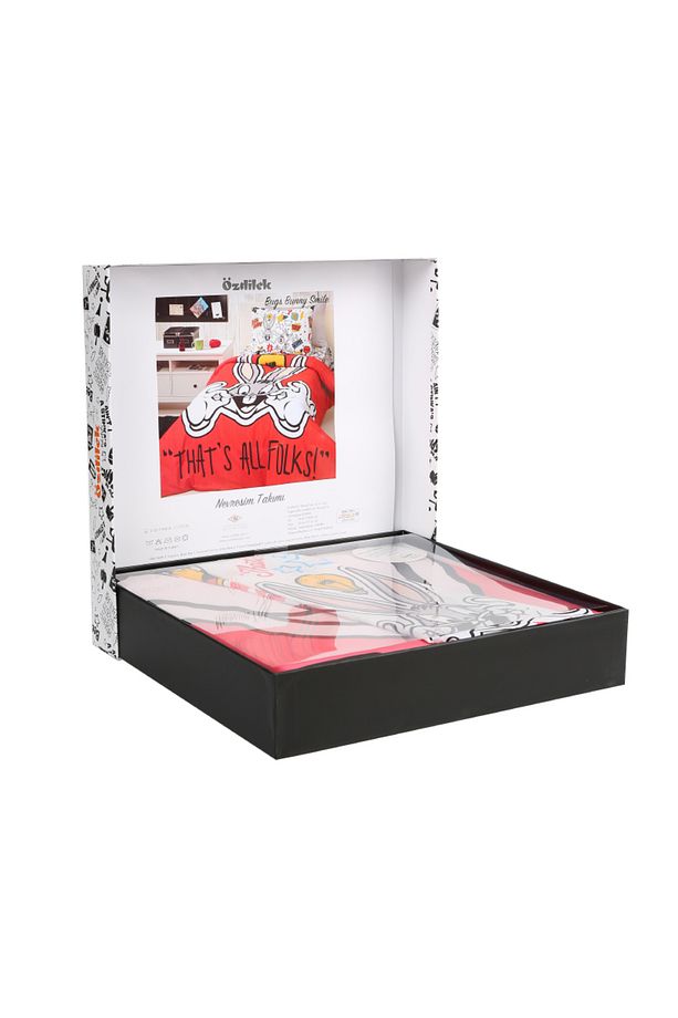 Bugs Bunny Smile Tek Kişilik Lisanslı Çocuk Nevresim Takımı - 5