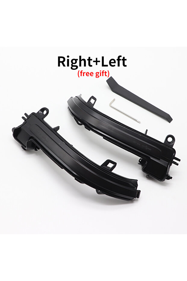 Left and Right Black LED Dynamic Turn Signal Light Side Mirror Flashing Light for BMW 1 2 3 4 X1 M S