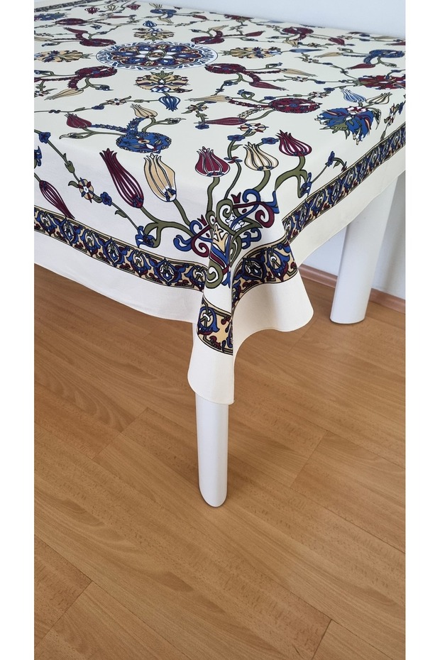 Tulip Patterned Authentic Tablecloth Table Cloth - 4