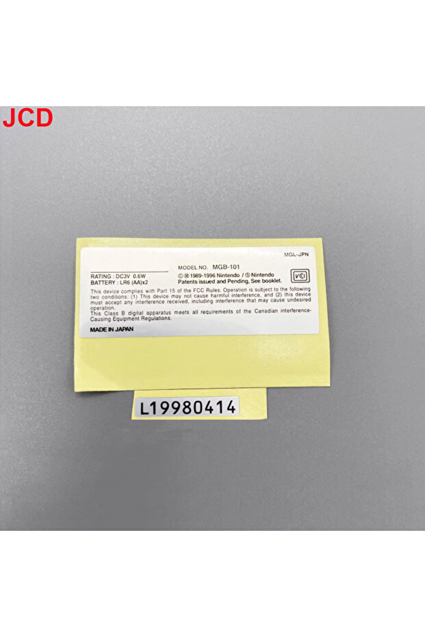 For GBC GBP GBL GB GBA GBA SP NDS SENS Wii Game Console New Lables Back Stickers Replacement ... - 6